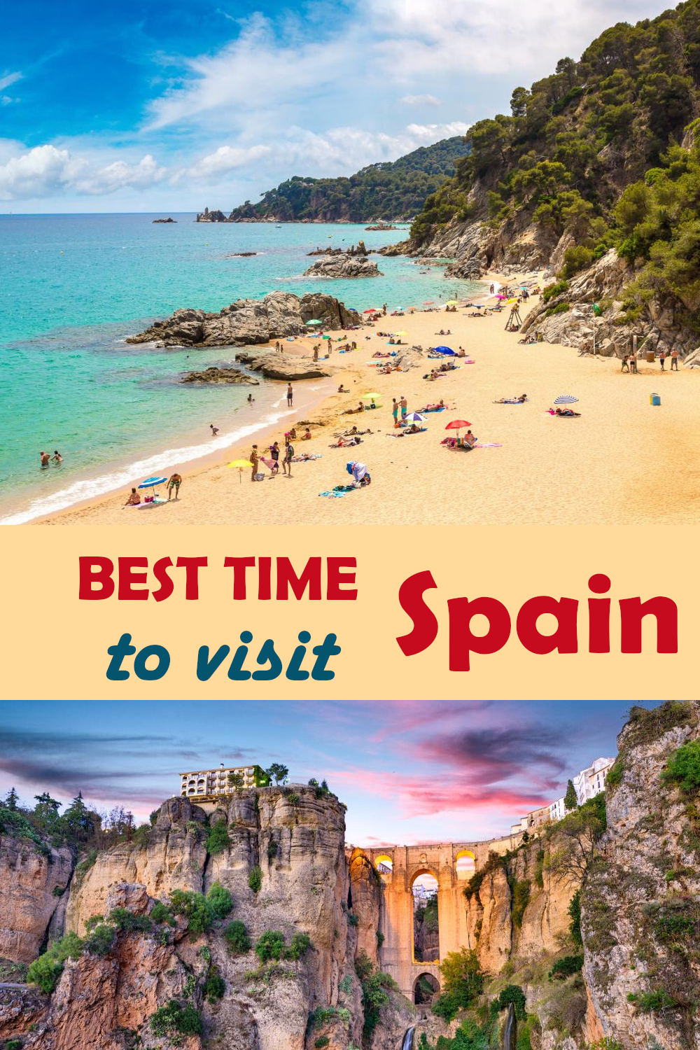 spain tourism by month