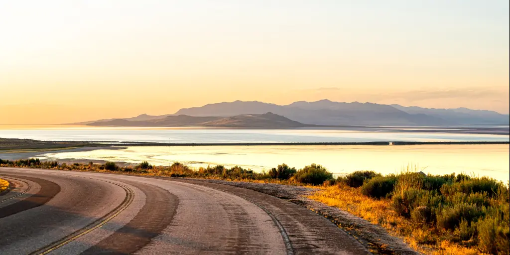 Salt Lake City to Antelope Island State Park, Utah Road Trip