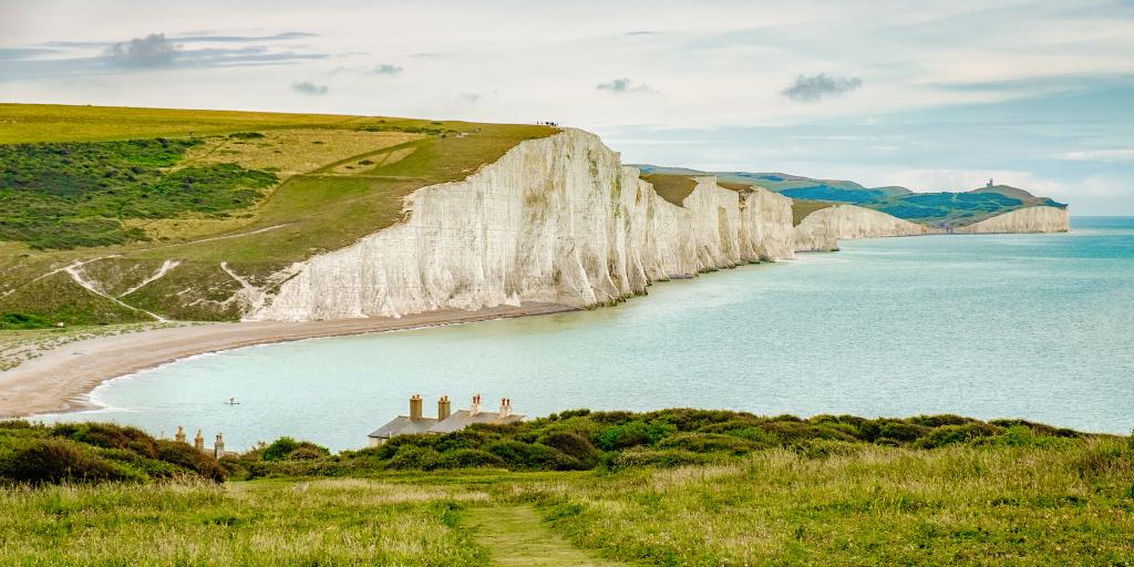 Seven Sisters cliffs in East Sussex