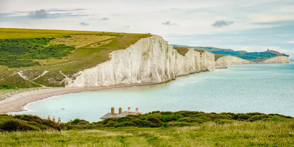 Seven Sisters cliffs in East Sussex