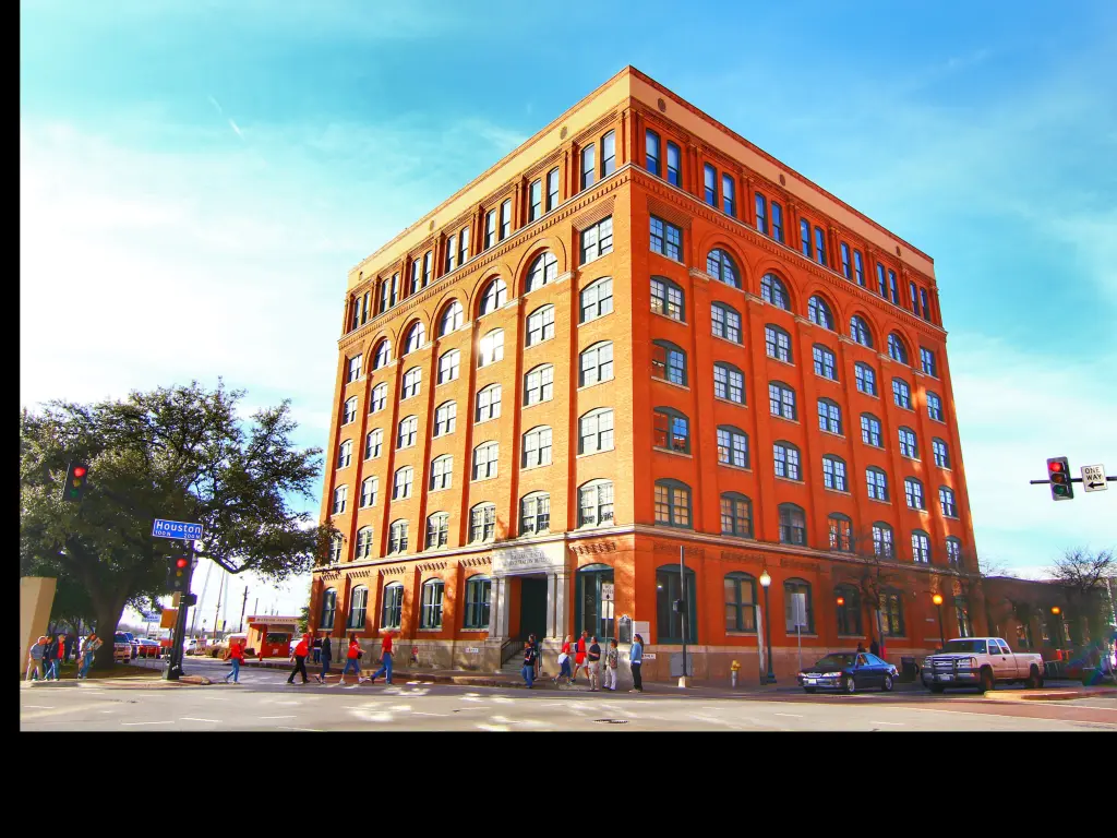 The Sixth Floor Museum in Downtown Dallas dedicated to the JF Kennedy assassination