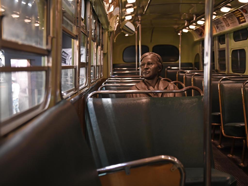 Go back in time and visit Rosa Parks herself.