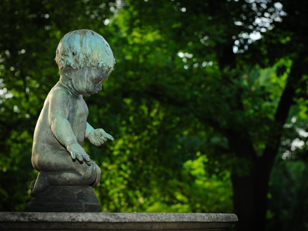 Water fountain at the Brooks Museum of Art in Memphis, Tennessee