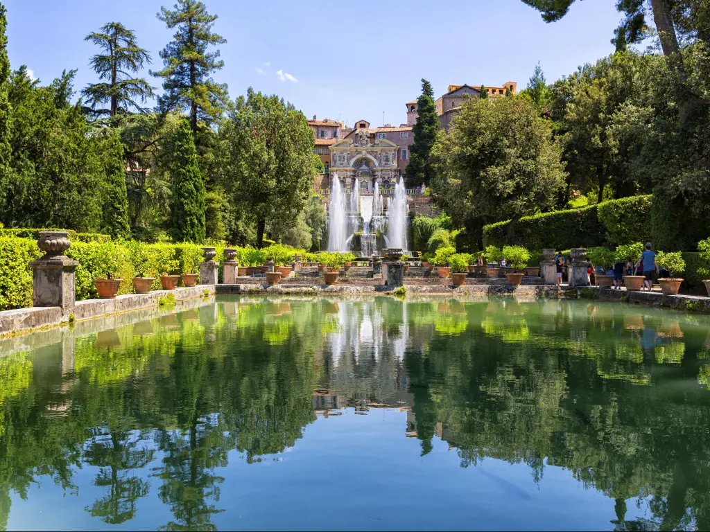 Villa d'Este, Tivoli, Rome is a wonderful renaissance palace, Unesco World Heritage Site.