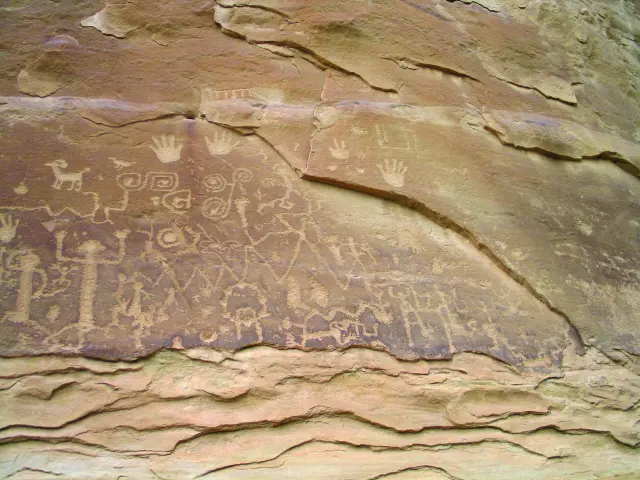 Petroglyph Point Panel in Mesa Verde National Park