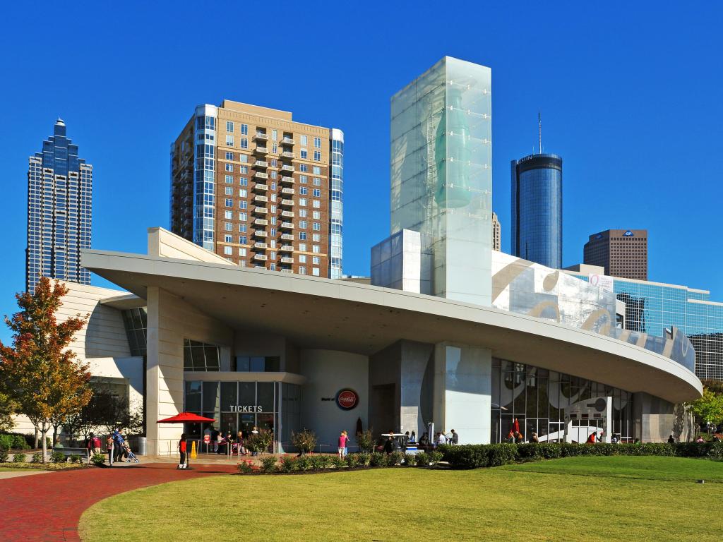 Coca-Cola's Head Quarters are based in Atlanta, GA and an attraction has been created for eager guests.