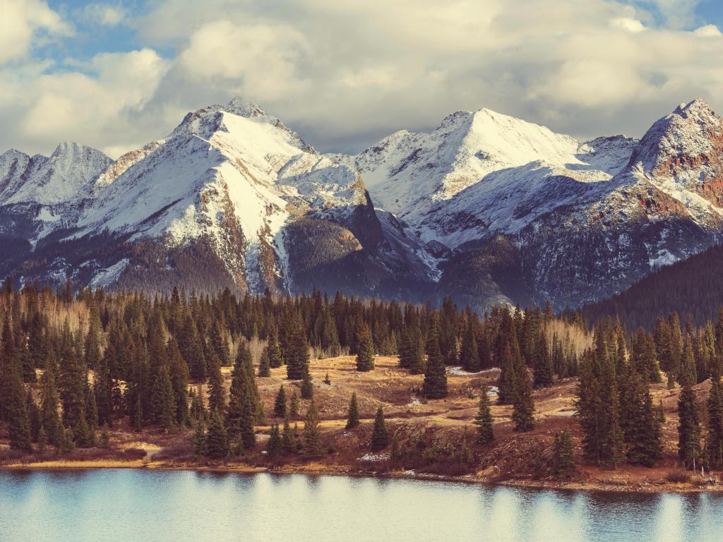 Mountain Landscape in Colorado Rocky Mountains, Colorado, United States.