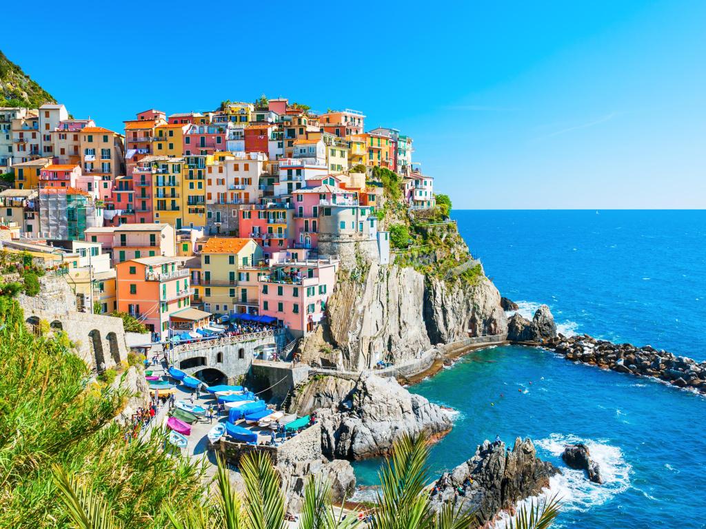 Beautiful view of Manarola town, Cinque Terre, Liguria, Italy