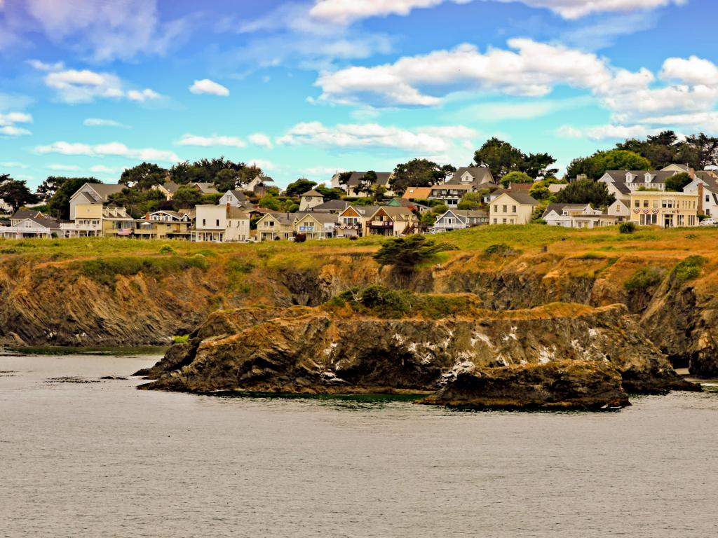 Quaint town of Mendocino, California