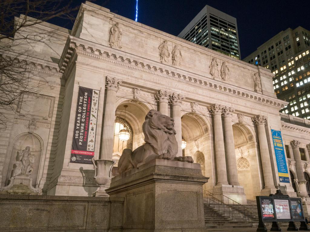Exterior of the New York Public Library