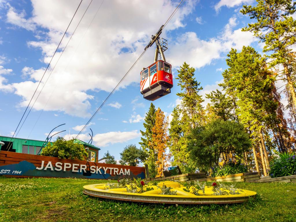 The Jasper SkyTram, the highest and longest guided aerial tramway in Canada.