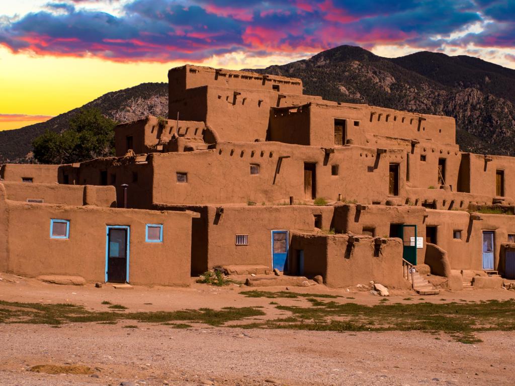 Ancient City of Taos, New Mexico USA.