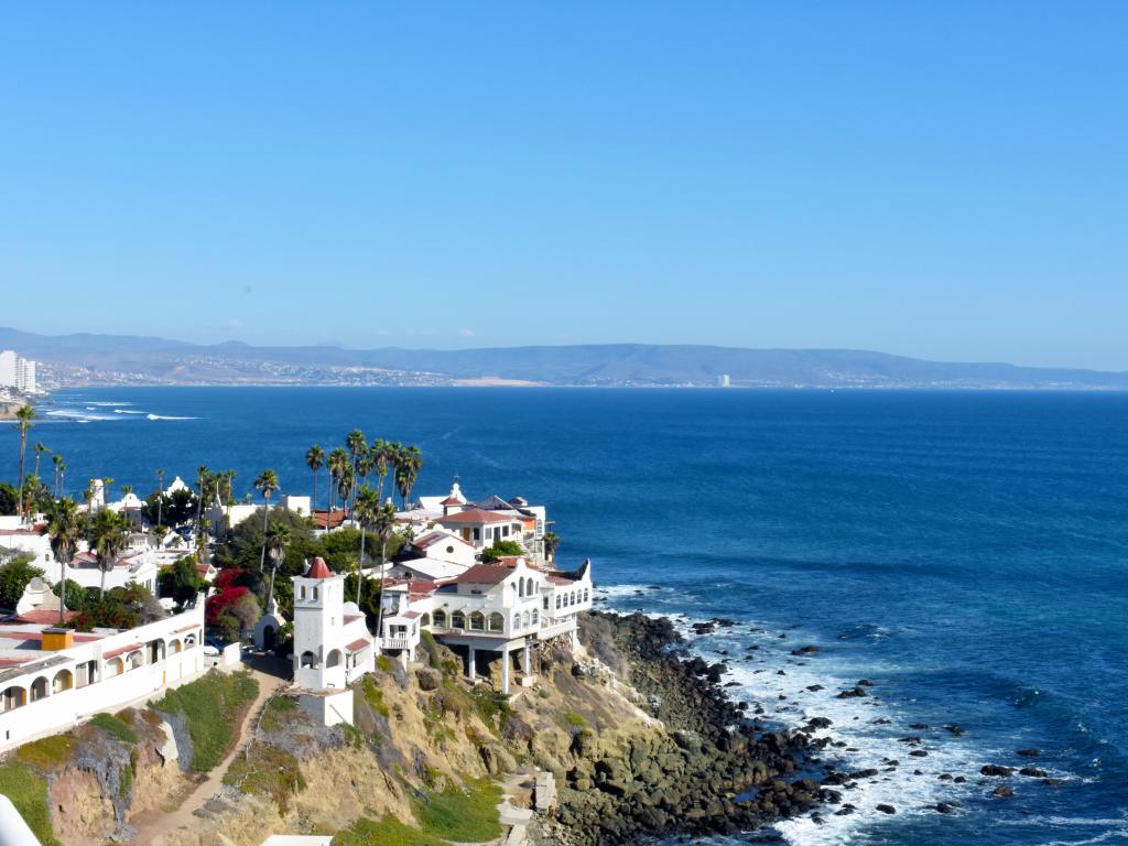 The coast of Rosarito in Baja California, Mexico - a few hours from Los Angeles