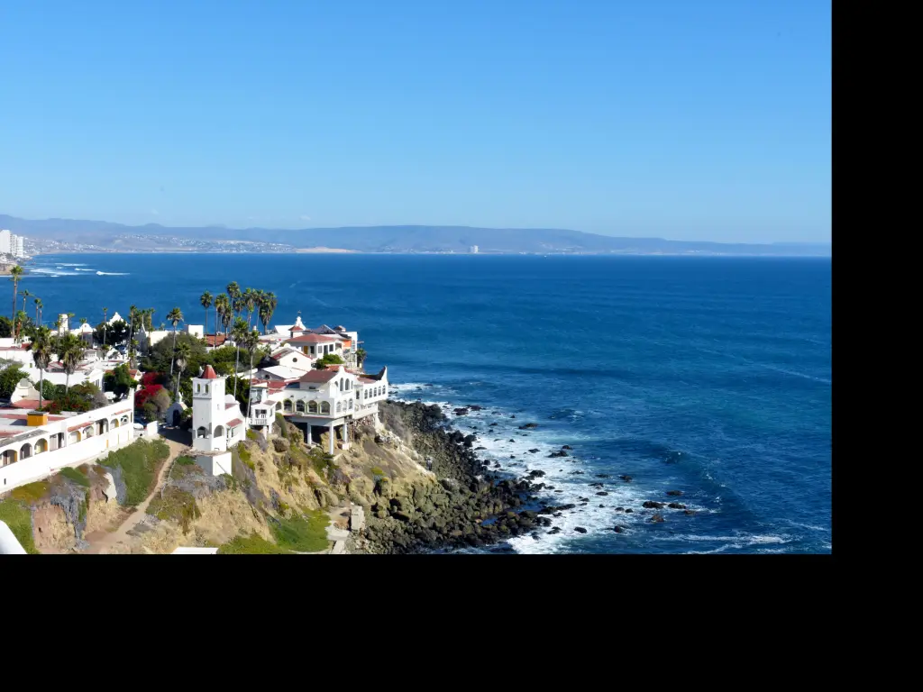 The coast of Rosarito in Baja California, Mexico - a few hours from Los Angeles