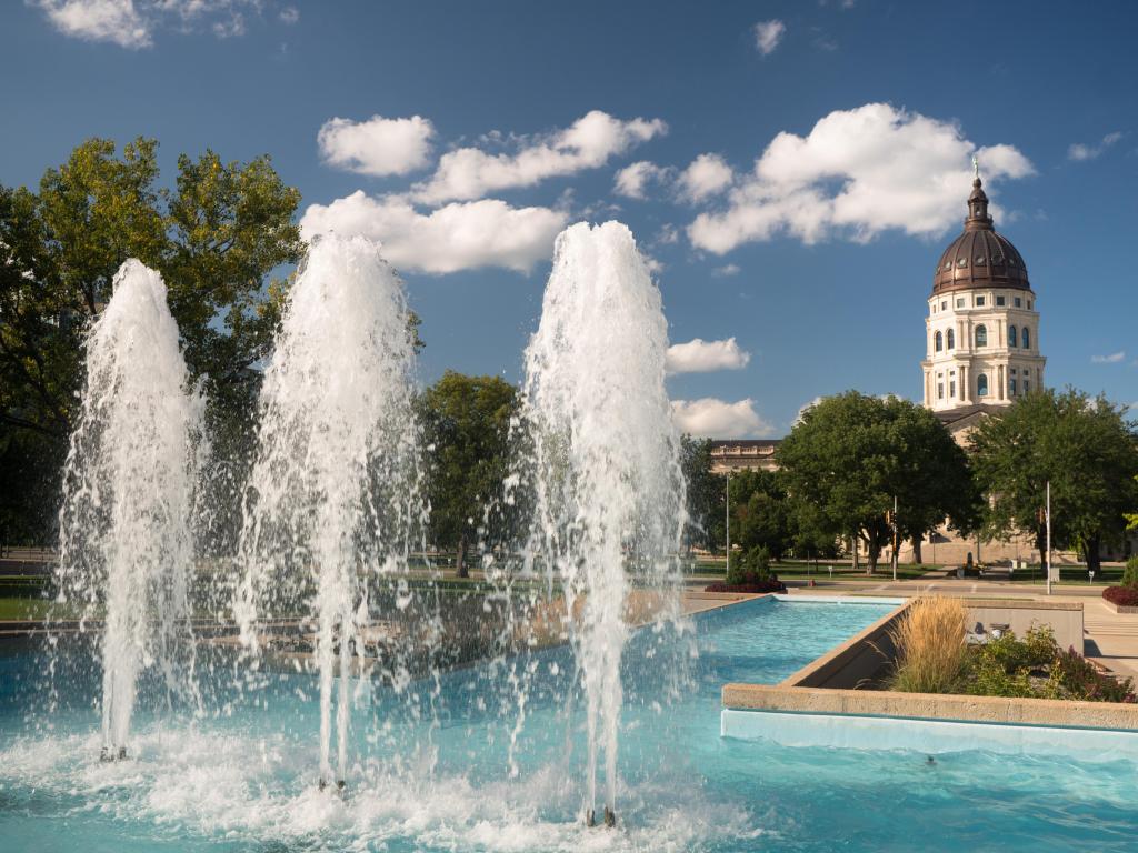 The Capitol of Topeka, Kansas USA
