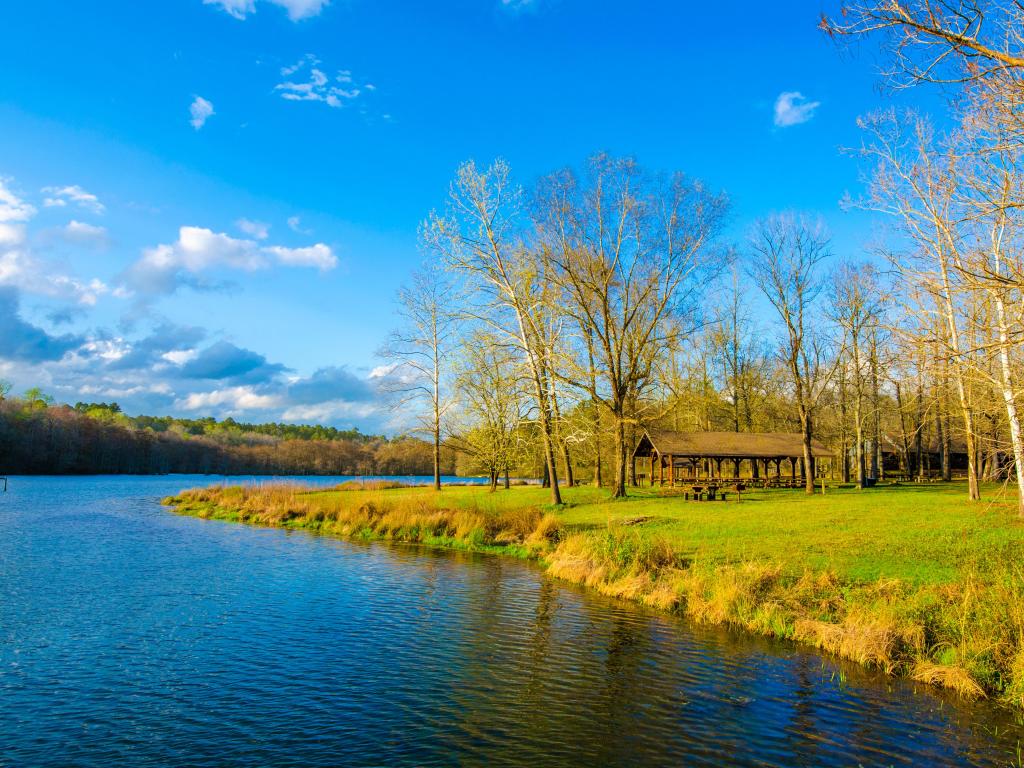 Wall Doxey State Park. Holly Springs, Mississippi State of US.