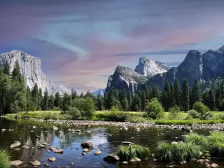 Yosemite Valley in the Yosemite National Park in California - USA