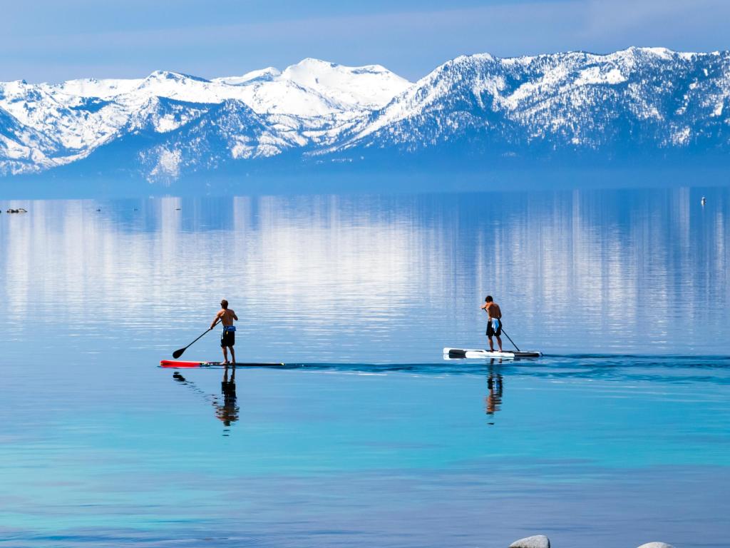 Paddle boarding Lake Tahoe