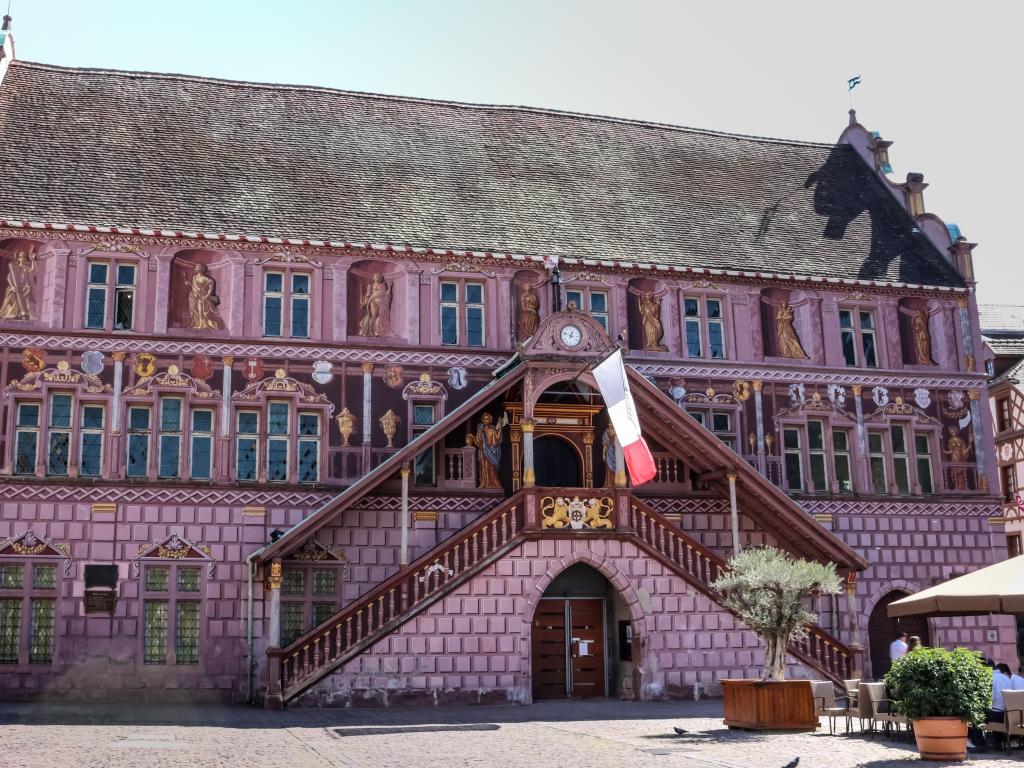 Building of the City Hall Mulhouse . Mulhouse is a city and commune in the north-east of France department of Upper Rhine, France.