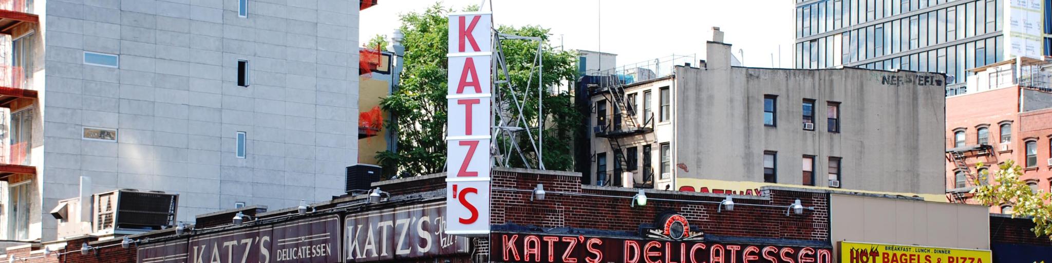 Exterior of Katz Delicatessen 