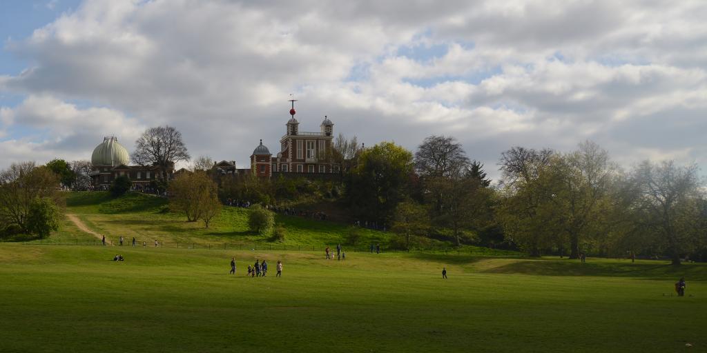 Royal Observatory at the top of the park, Greenwich 