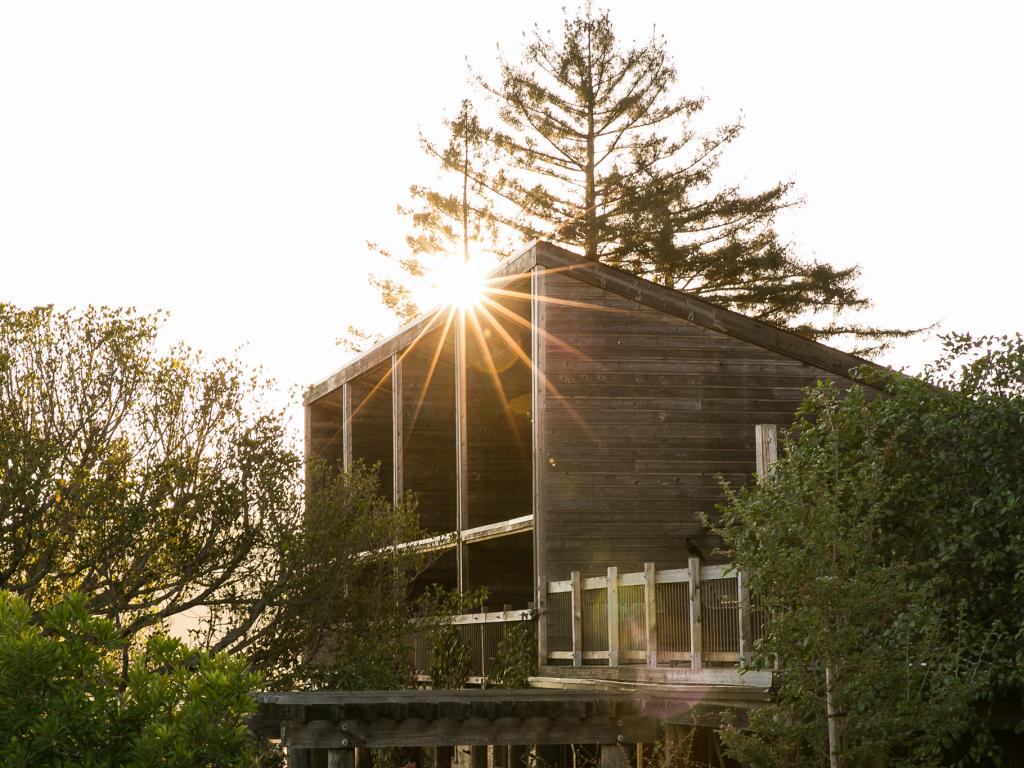 The Ventana Big Sur hotel is a luxurious escape surrounded by redwoods and mountains with views of the Pacific Ocean.