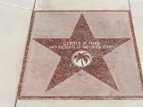 Star with inscription of president Ford at the Palm Springs Walks of Stars