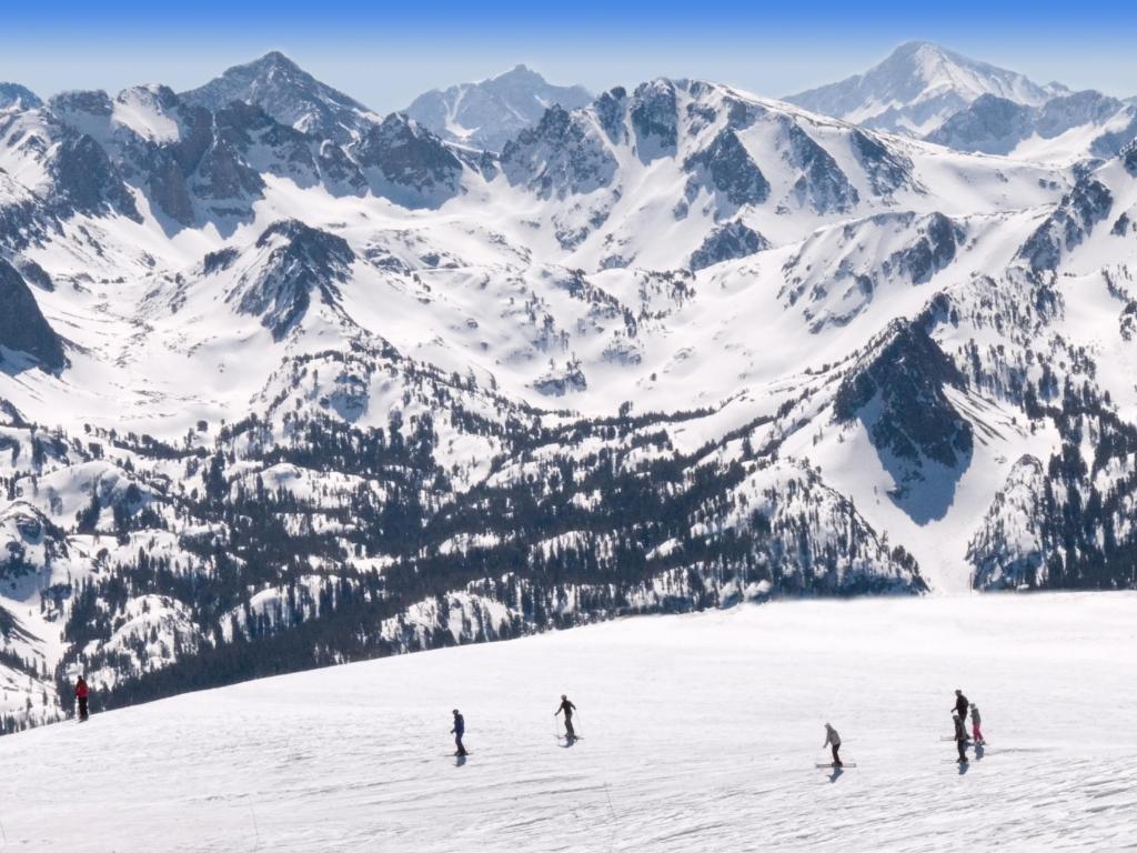 Mammoth Ski Resort Panorama Vista Eastern Sierra California