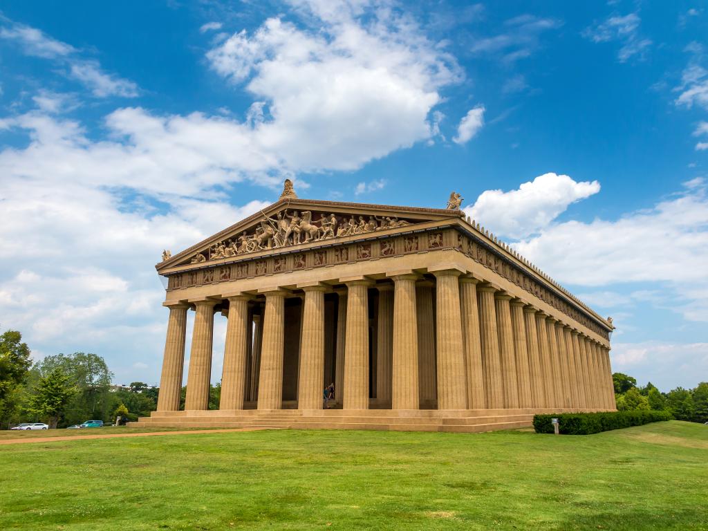 The Parthenon Replica at Centennial Park in Nashville, Tennessee