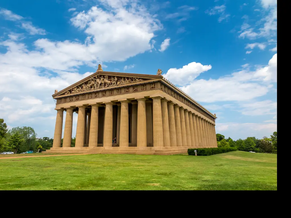 The Parthenon Replica at Centennial Park in Nashville, Tennessee