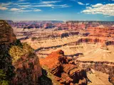 View across the ridges and valleys of the Grand Canyon