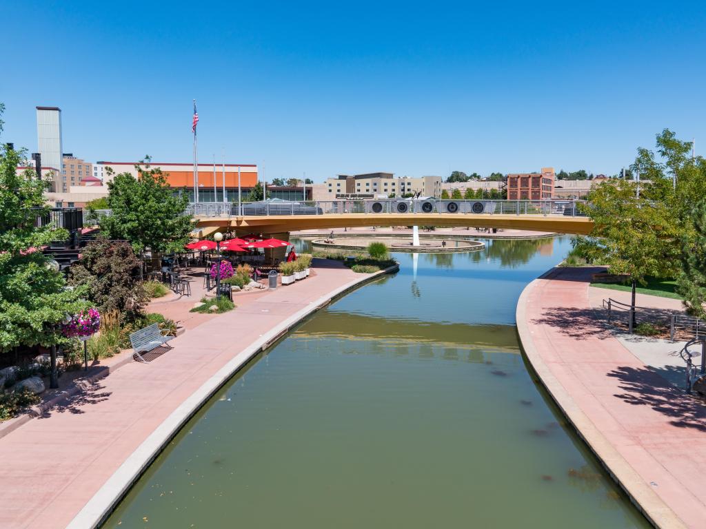 Pueblo Riverwalk along the Arkansas River in Pueblo, Colorado is an excellent example of urban revitalization.