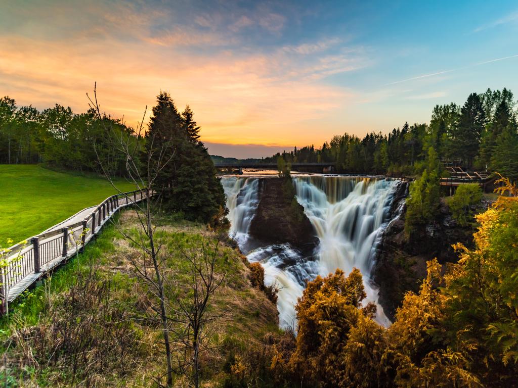 Kakabeka Falls in Thunder Bay, Northern Ontario, Canada