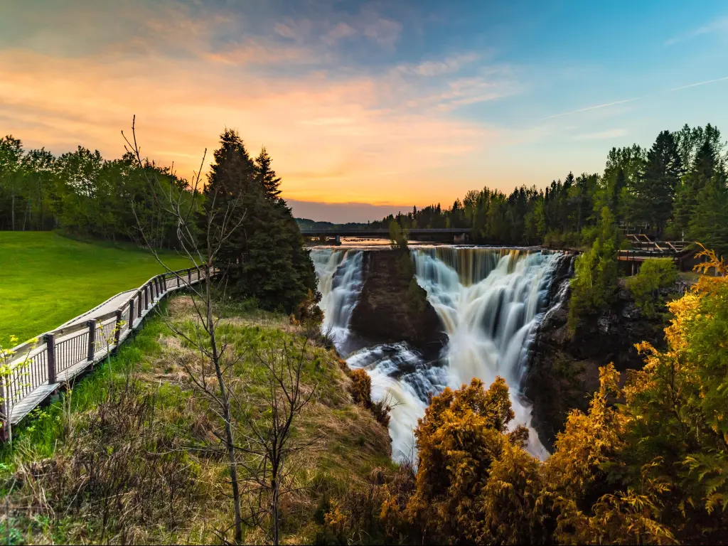 Kakabeka Falls in Thunder Bay, Northern Ontario, Canada