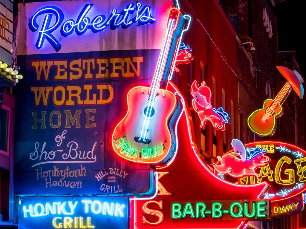 Robert's Western World bar in Nashville, Tennessee