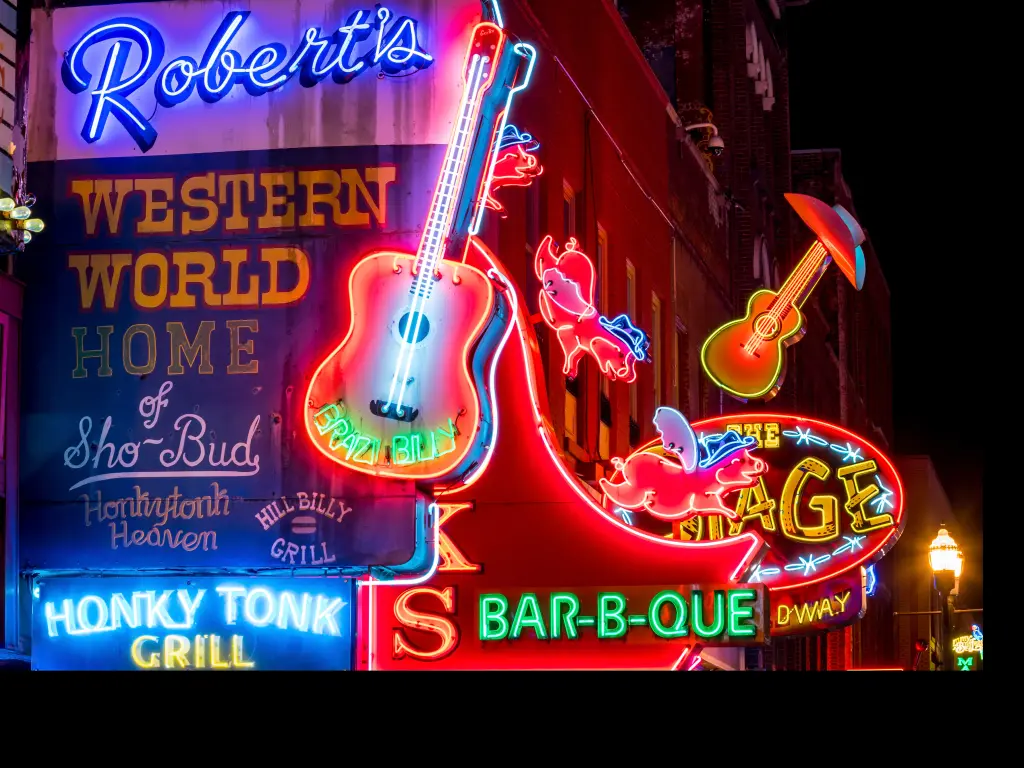 Robert's Western World bar in Nashville, Tennessee