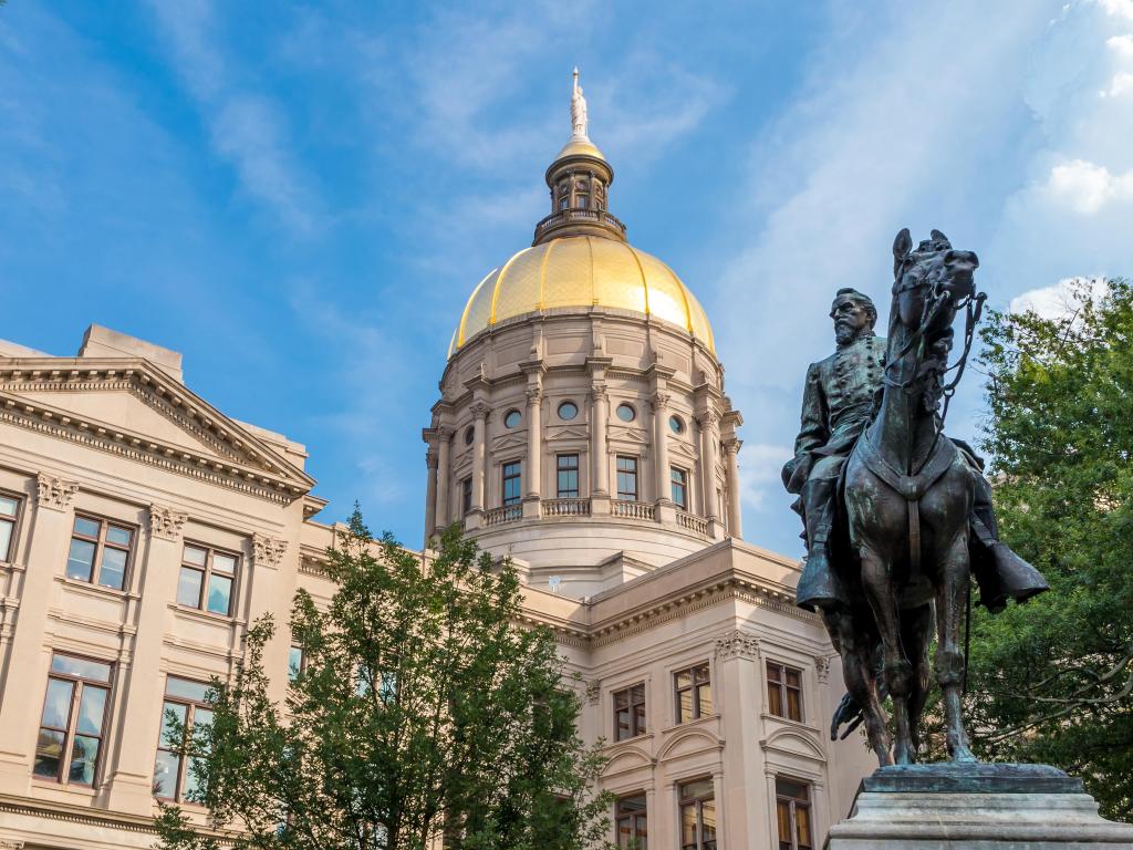 Georgia State Capitol Building in Atlanta, Georgia, USA.