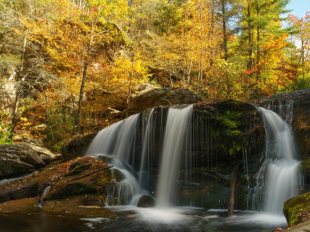 Bald River Falls, Tellico Plains, Cherokee National Forest. Appalachian Mountains, Tennessee