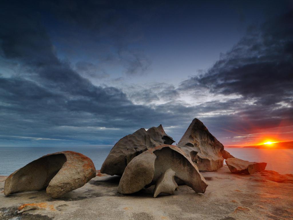 Sunset at Remarkable Rocks, Kangaroo Island, South Australia