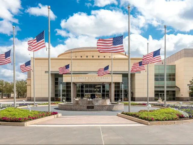 George H.W. Bush Presidential Library and Museum in College Station, Texas.