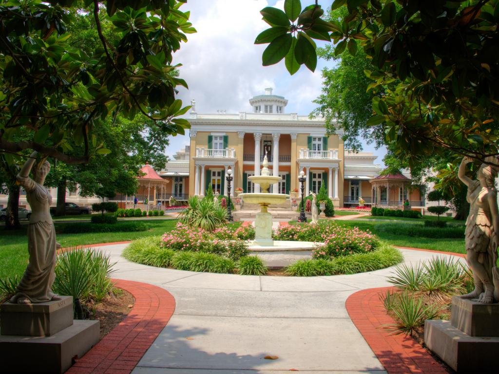 The Belmont Mansion building at the Belmont University in Nashville, Tennessee