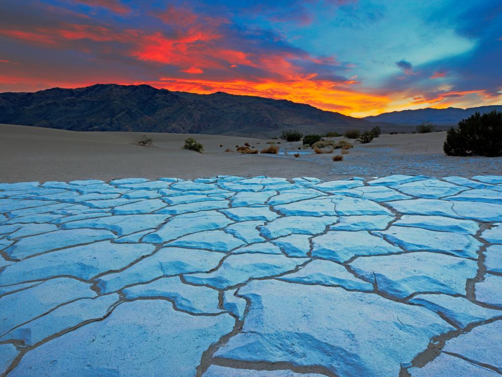 Sunset from Mesquite Flat Sand Dunes, Death Valley National Park, California