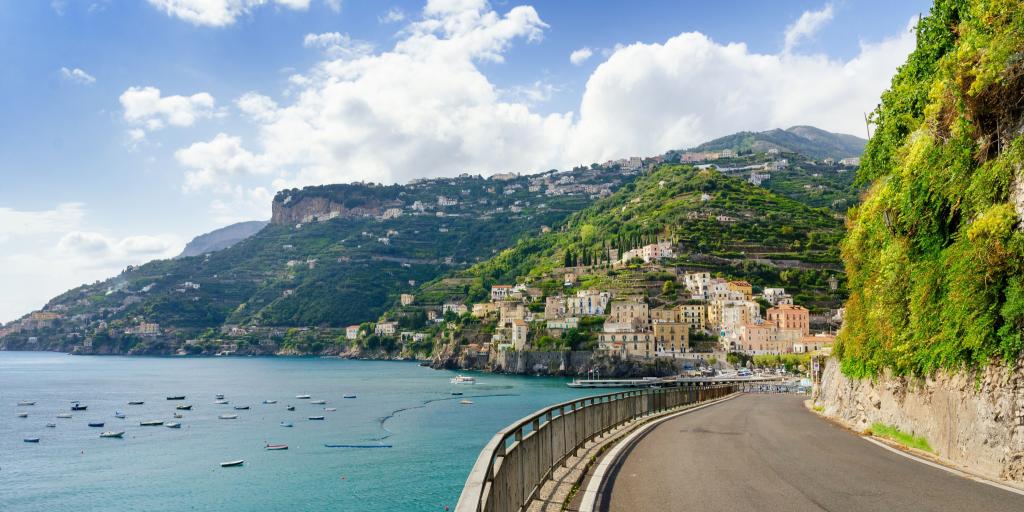 A road on the Amalfi Coastin Italu