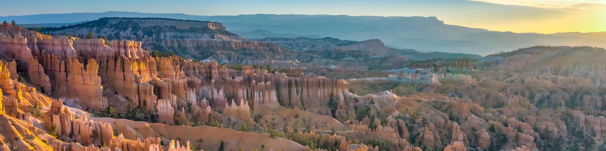 Bryce Canyon National Park, an American national park located in southwestern Utah.