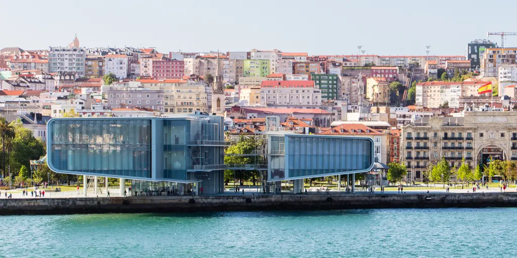 Santander's Centro Botin museum sits on the harbour seafront