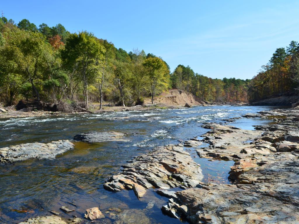 Mountain Fork River in Beavers Bend, Oklahoma - 3 hours from Dallas