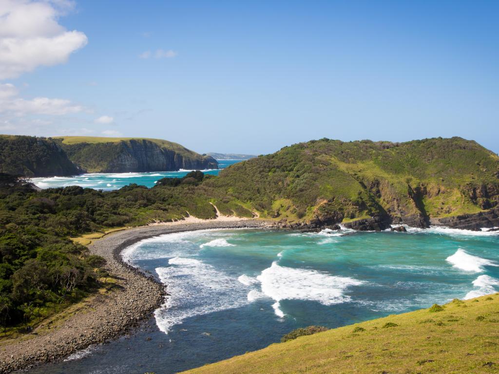 Beautiful day in Coffee bay in the Wild Coast region, South Africa, Africa