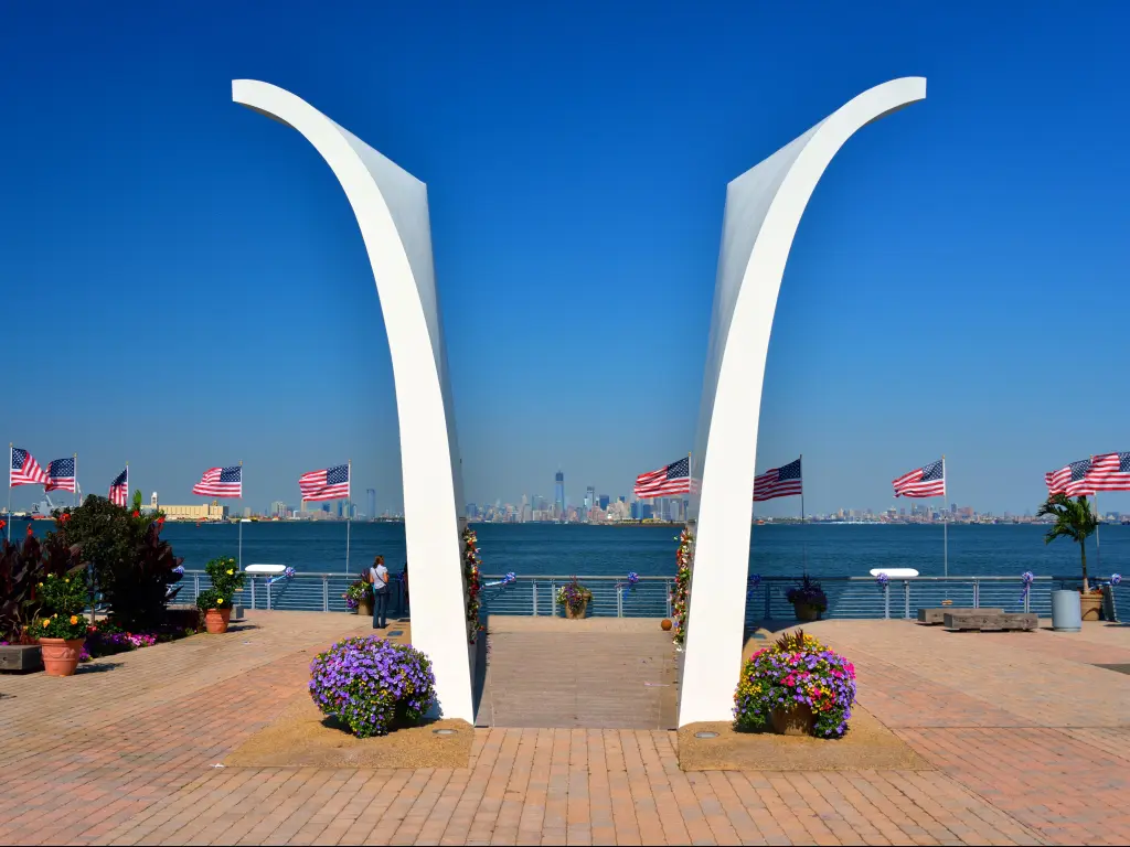 Postcards Memorial September 12, 2012 in Staten Island, NY. The memorial honors the 274 residents of Staten Island who lost their lives in the World Trade Center attacks.