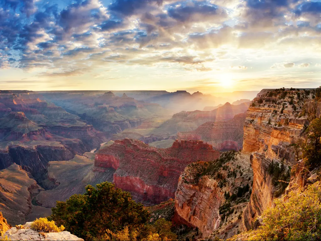 The stunning gorge of Grand Canyon National Park in Arizona.
