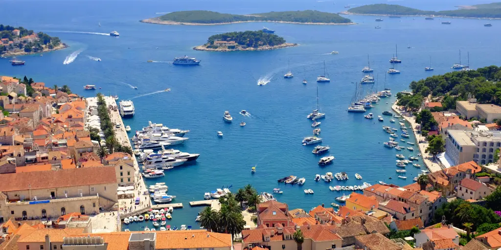 The view from Hvar Fortress 